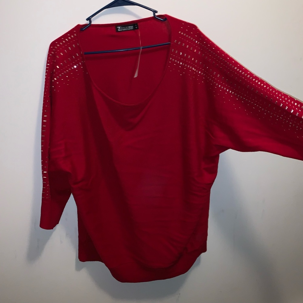Red sweater
